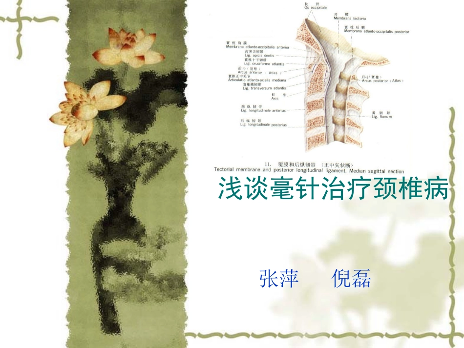 颈椎病针灸疗法_第1页