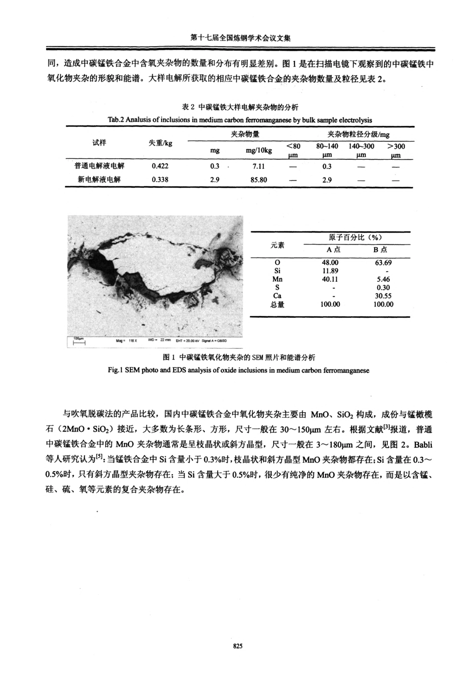 锰铁合金氧化物夹杂及其对洁净钢质量的影响_第3页