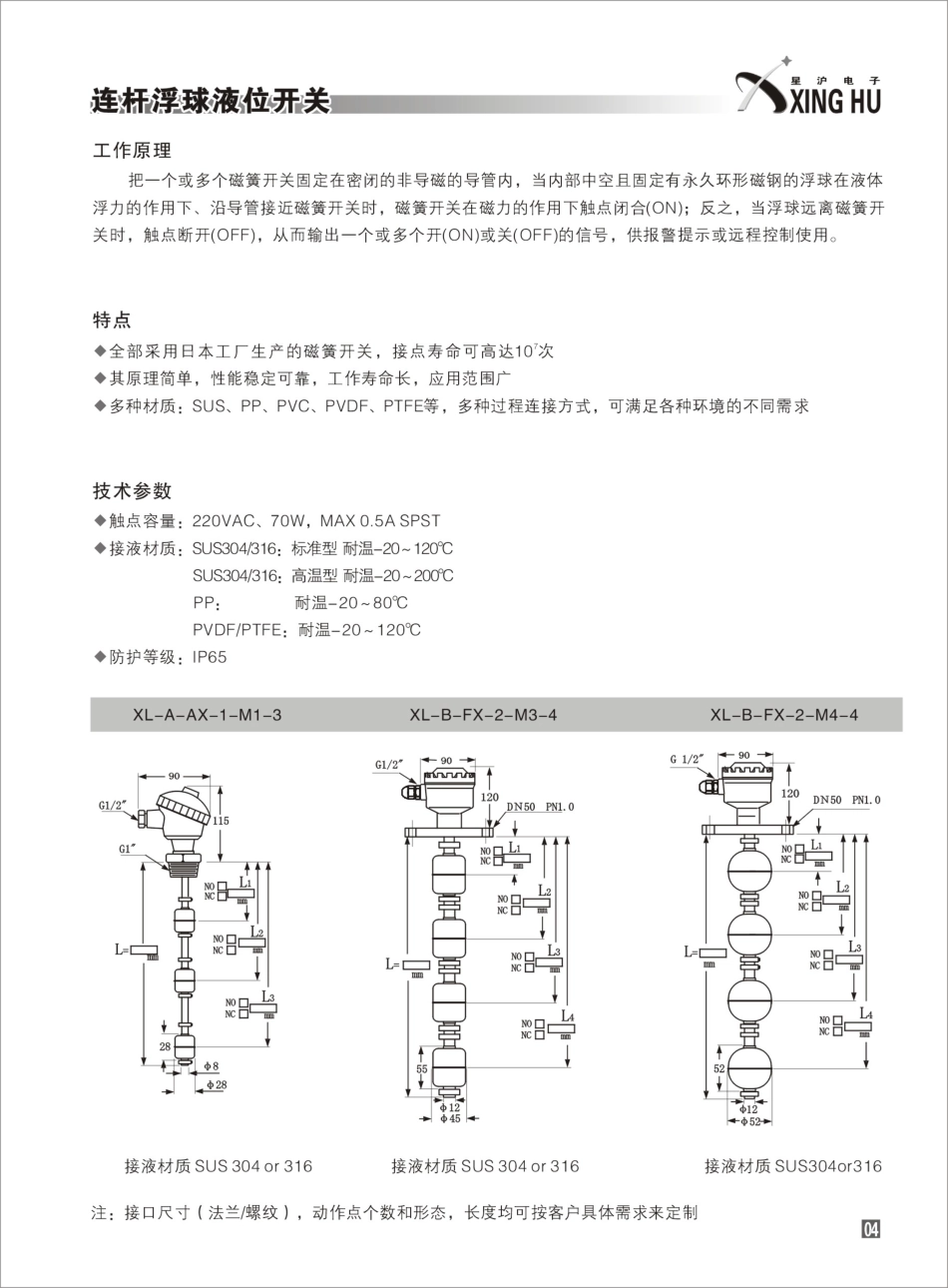 连杆浮球液位开关选型_第1页