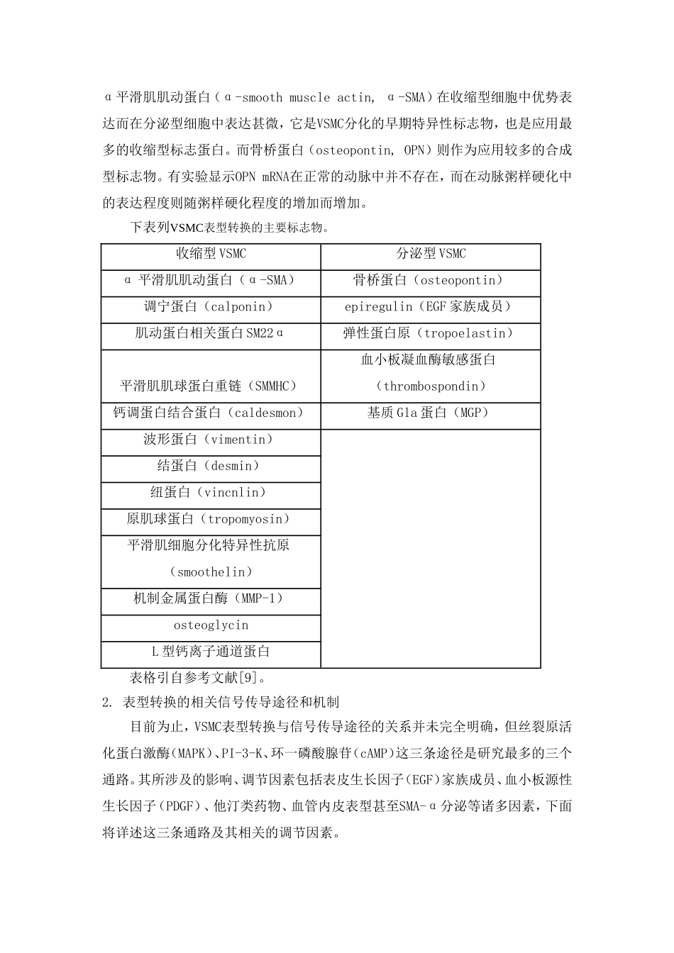 血管平滑肌细胞表型转换的机制_第2页