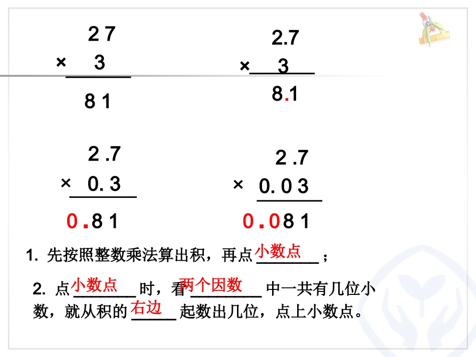 小数乘法复习课_第2页