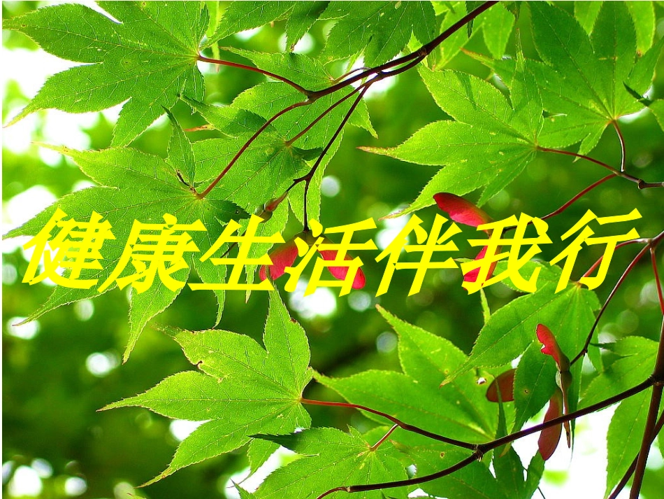 品德与社会课件-健康生活伴我行-ppt-五年级上册(鄂教版)_第1页