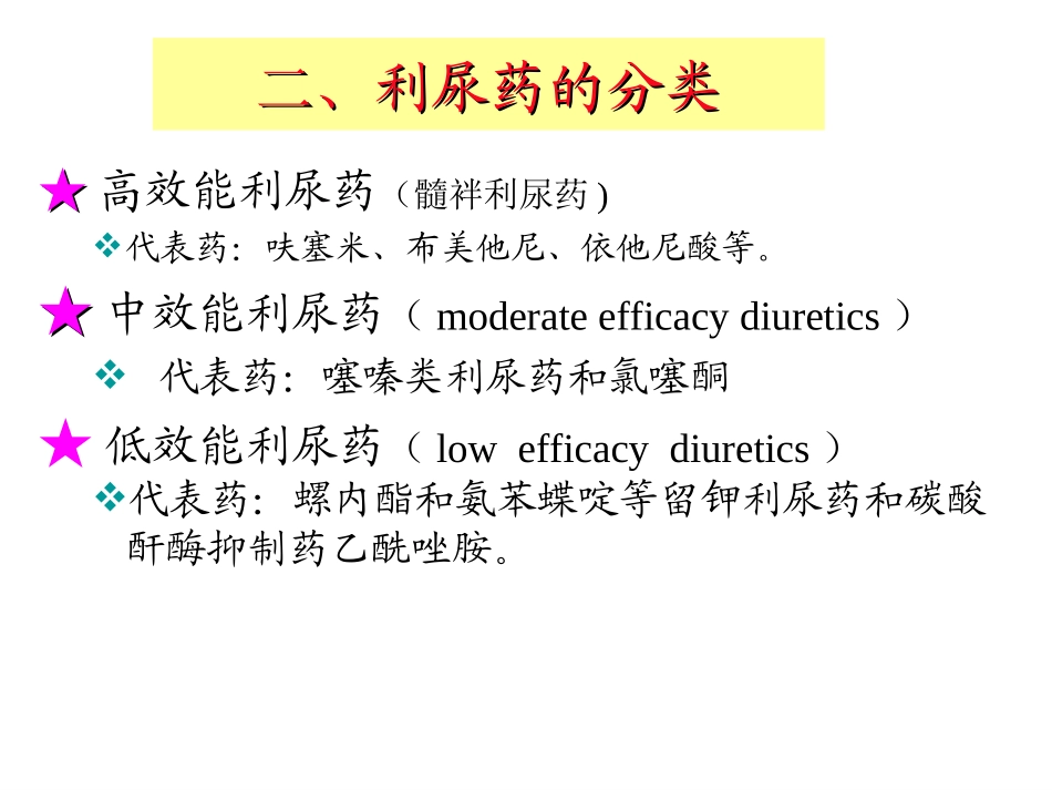 药理---利尿药与脱水药--ppt_第3页