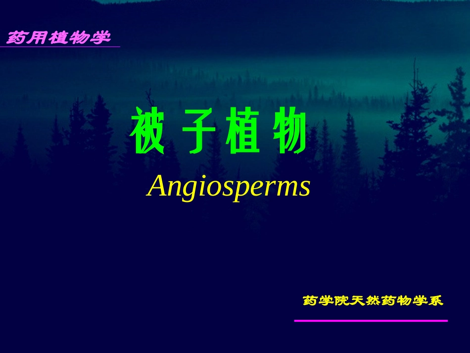 药植被子植物-(2010本)_第1页
