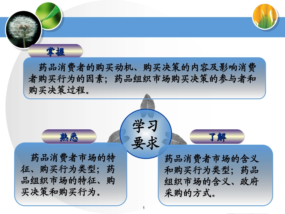 药品消费者行为分析_第1页