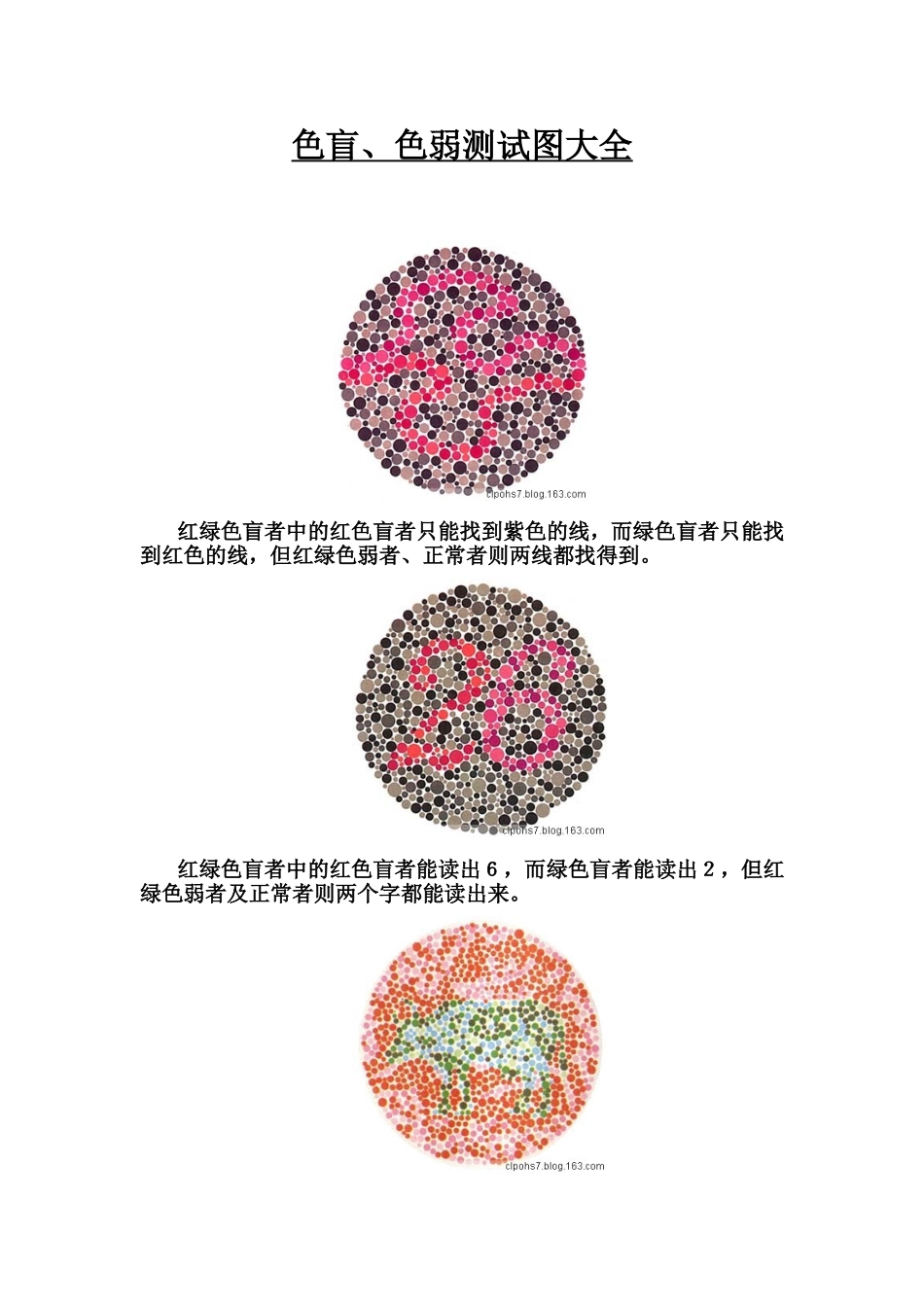 色盲、色弱测试图大全珍藏版_第1页