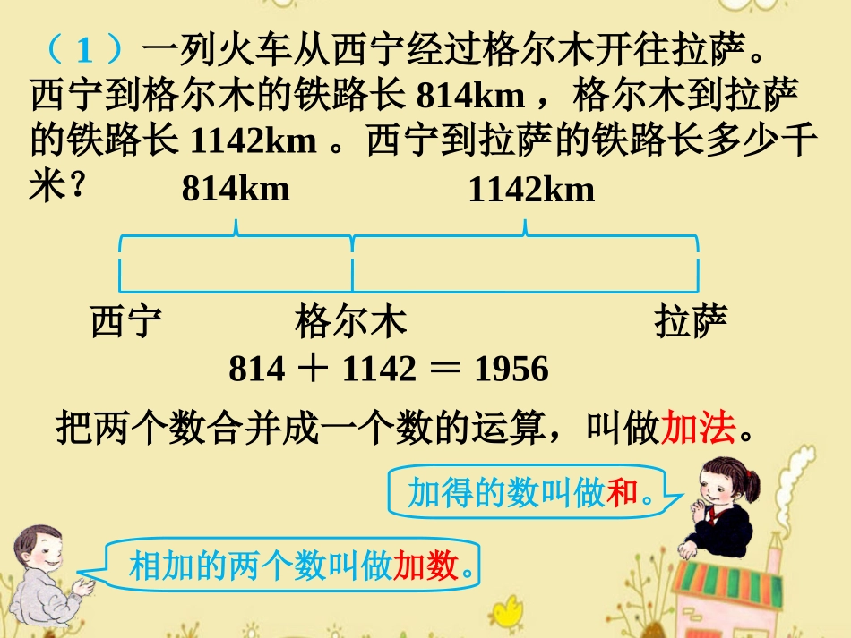 例题1-加、减法的意义和各部分间的关系_第2页