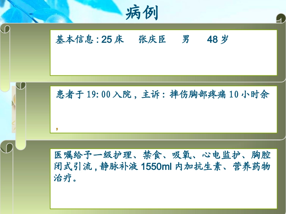 胸外伤教学查房_第2页