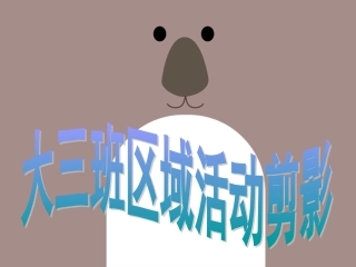 大三班区域活动剪影