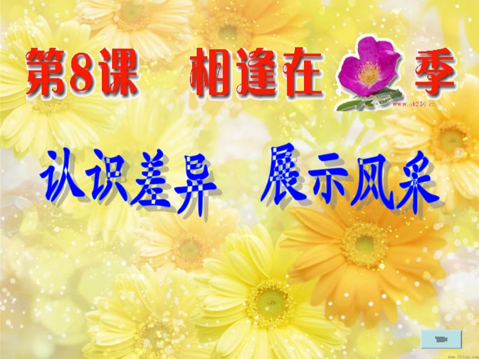 认识差异--展示风采_第1页