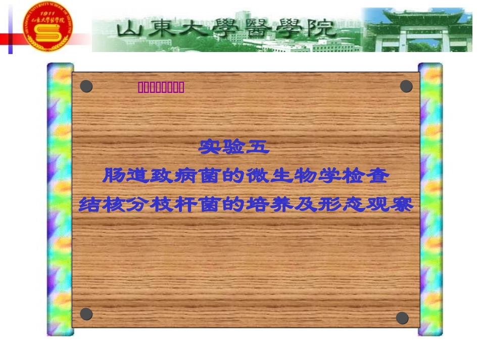 肠道致病菌的微生物学检查_第1页