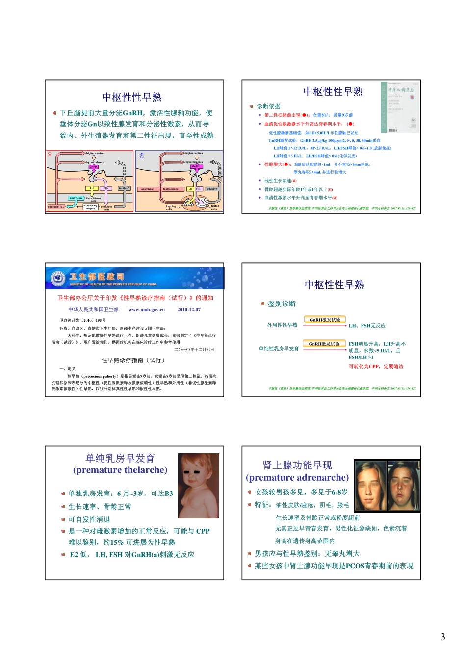 罗小平-性早熟的诊治-2011咸宁_第3页