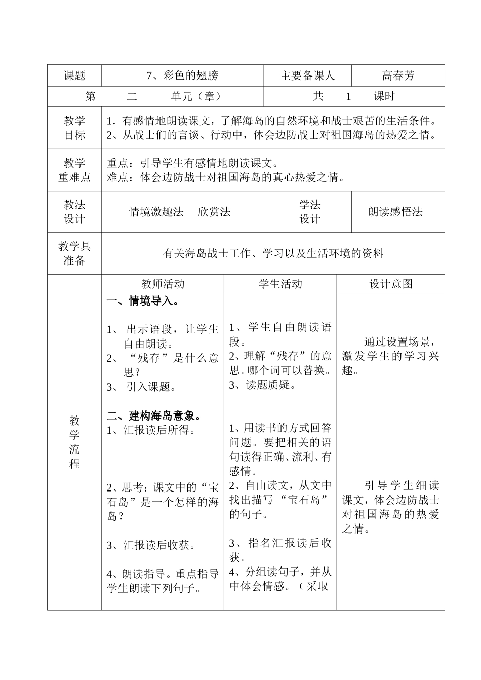 7.彩色的翅膀_第1页