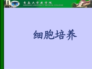 细胞培养-绪论
