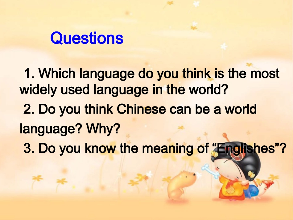高一英语unit2-English-around-the-world课件_第3页