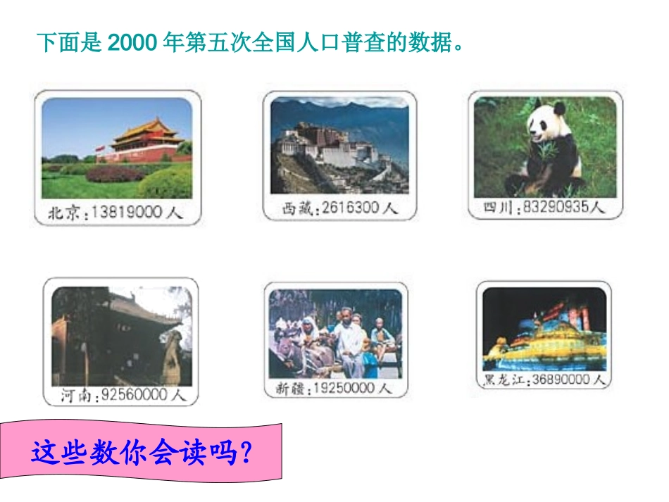 小学人教四年级数学大数的认识(亿以内)_第2页