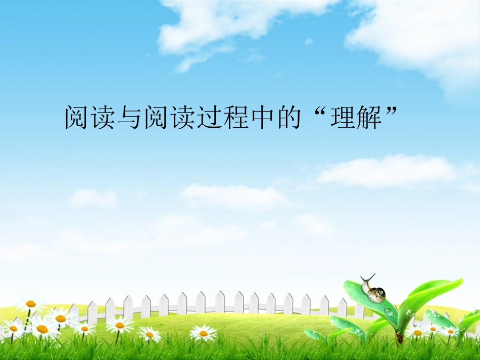 阅读与阅读过程中的“理解”_第2页