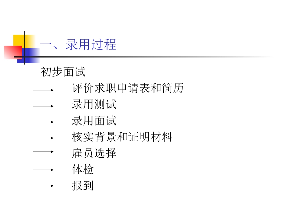 第五讲 雇员甄选与录用_第2页