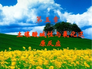 第五章土壤酸碱性
