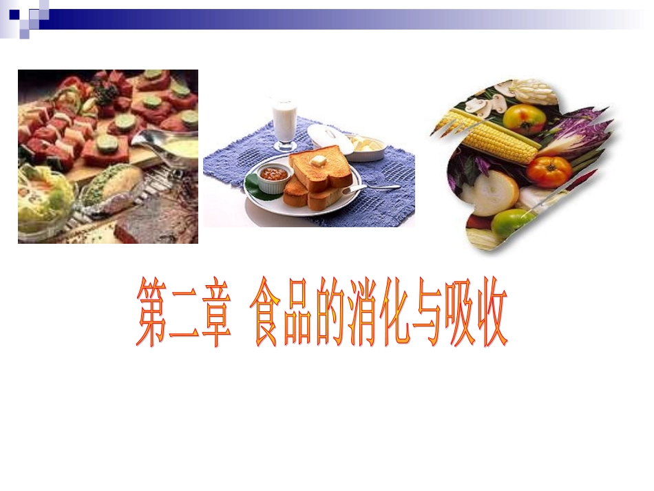 第二章 食物的消化和吸收_第1页