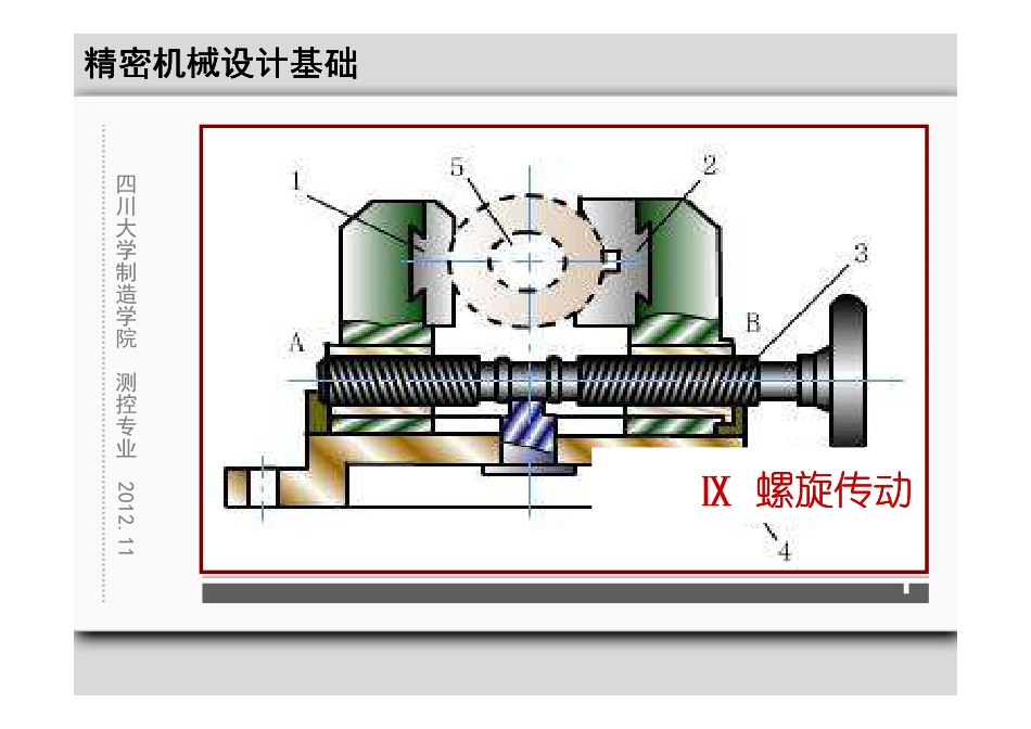 第九章-螺旋传动_第1页