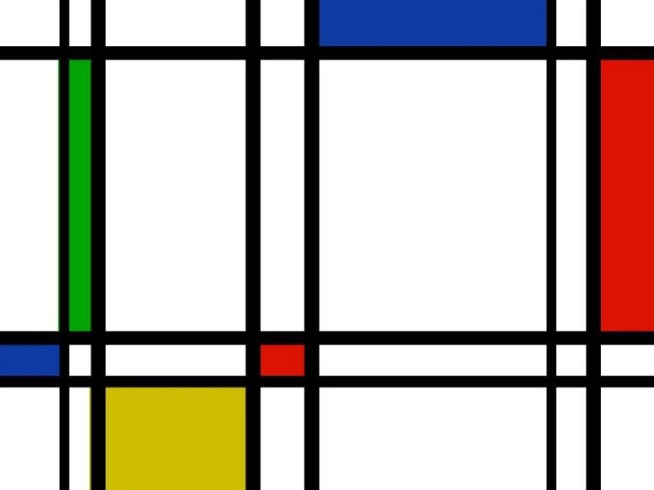 纯粹抽象的方格-蒙德里安_第2页