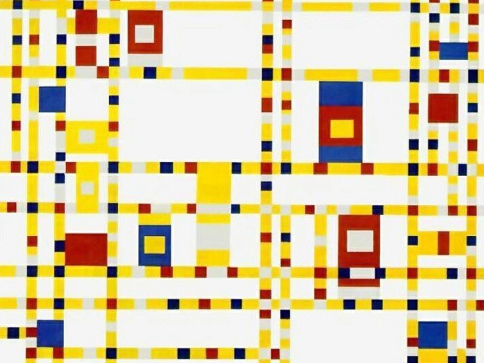 纯粹抽象的方格-蒙德里安_第3页