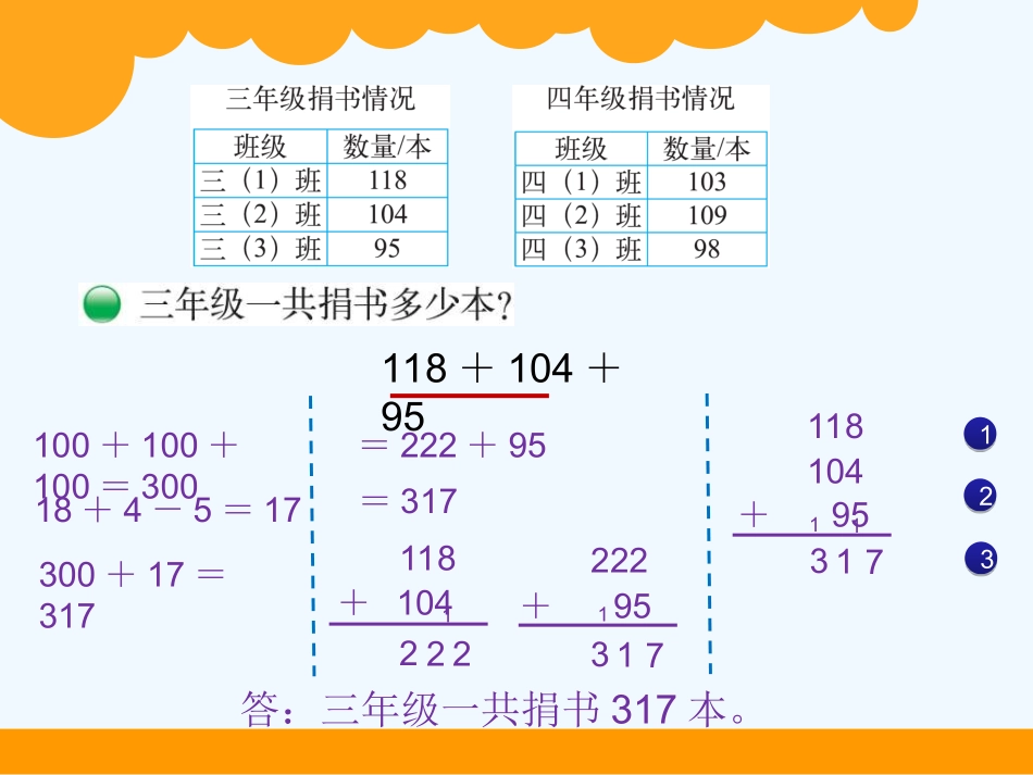 小学数学北师大2011课标版三年级捐书活动.1捐书活动_第3页