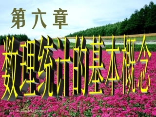 第一节 简单随机样本