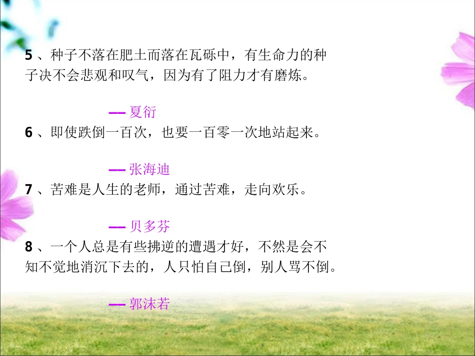 关于挫折的名言_第2页