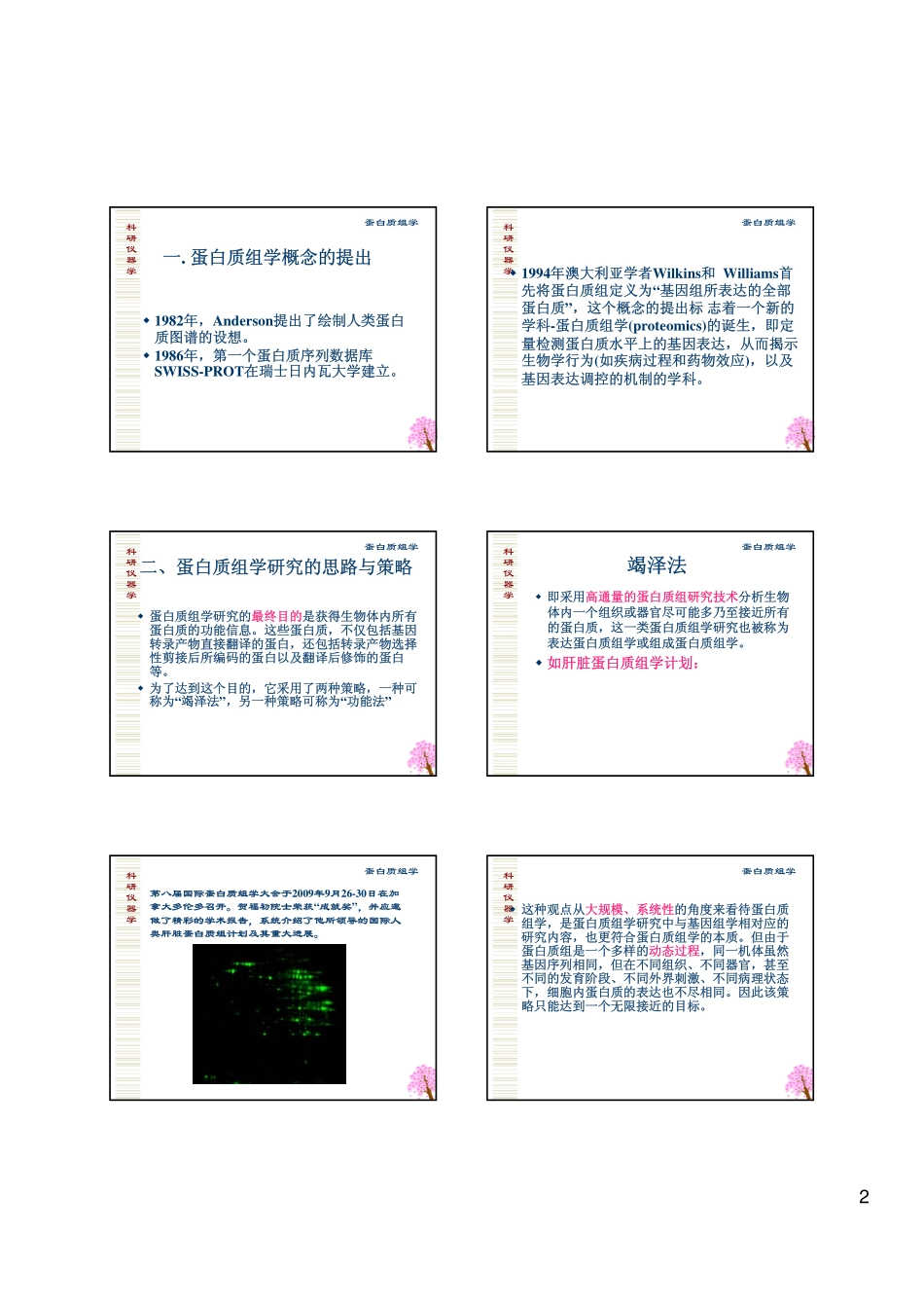 科学仪器学第三章蛋白质组学及相关的仪器_第2页