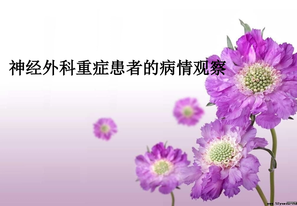 神经外科重症患者的病情观察10-3-29_第1页