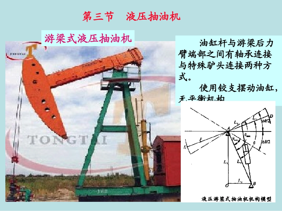 石油工程与装备课件第八章有杆抽油设备-第三节液压抽油机(4)_第1页