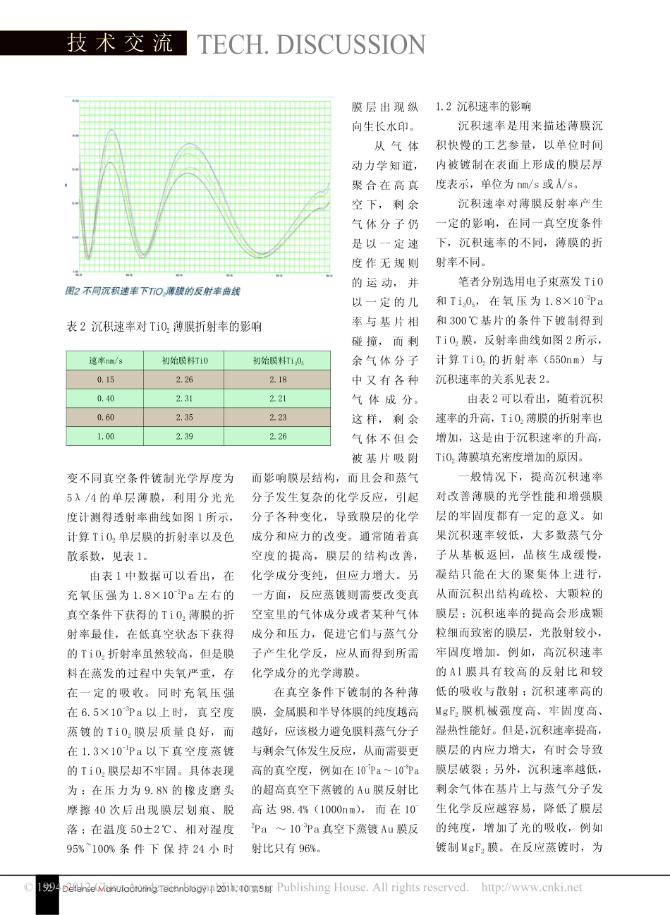 真空镀膜工艺参数对于薄膜性能的影响_第2页