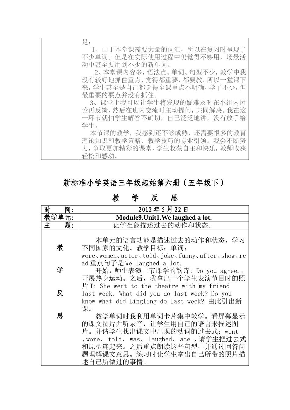 五年级剩余教学反思_第3页