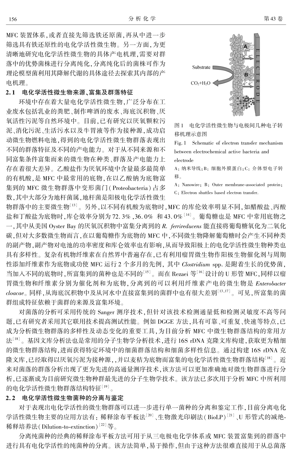 电化学活性微生物在微生物燃料电池阳极中的应用_第2页