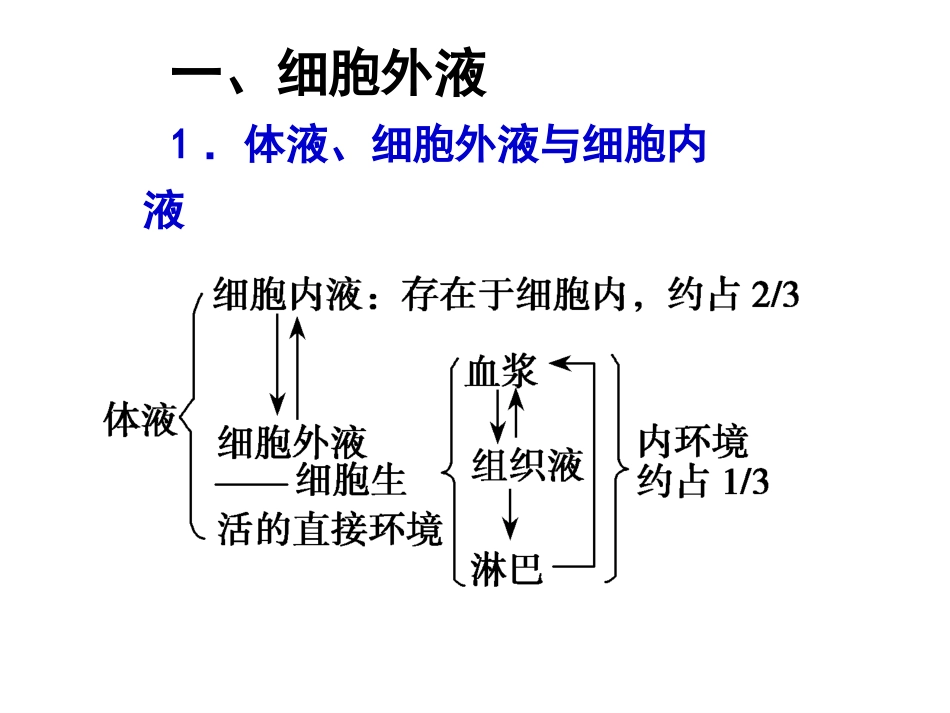生物-第一章复习-人的内环境与稳态_第3页