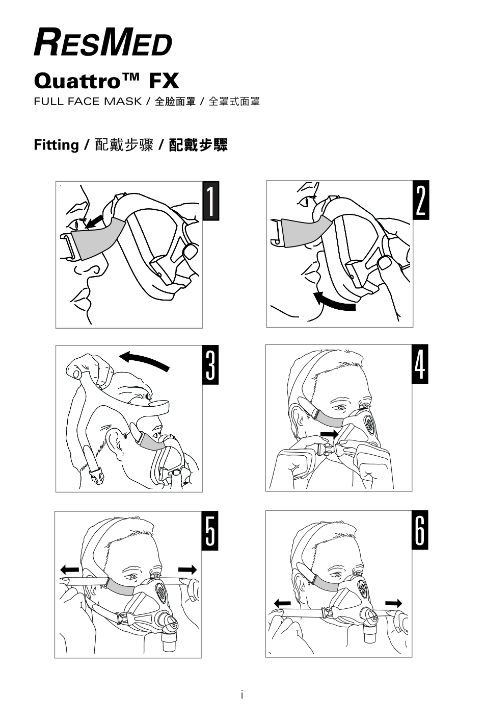瑞思迈呼吸机梦幻鼻罩使用指南_第2页