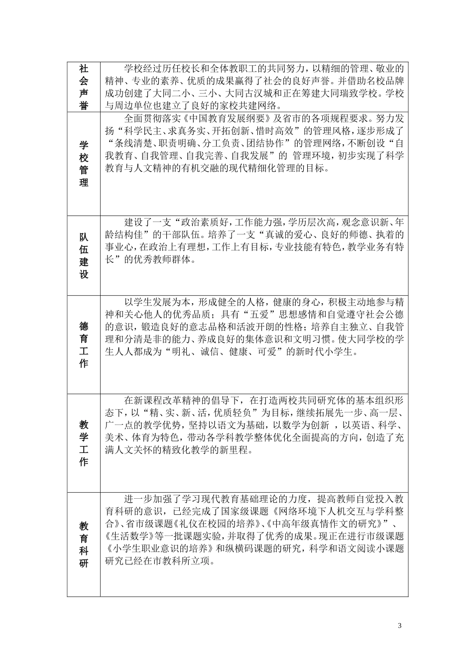 大同小学发展愿景(2014-2019)(交教育学院)_第3页