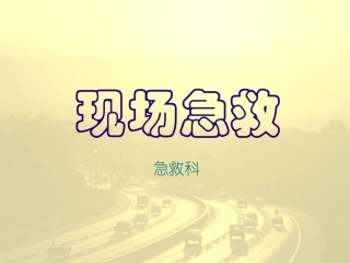 现场急救(详细版)