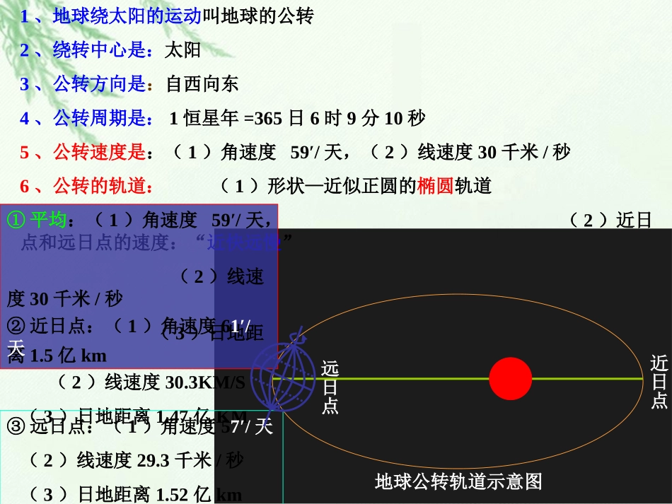 1.3地球公转的地理意义2_第3页