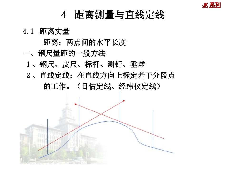 测量--距离测量与直线定线_第1页