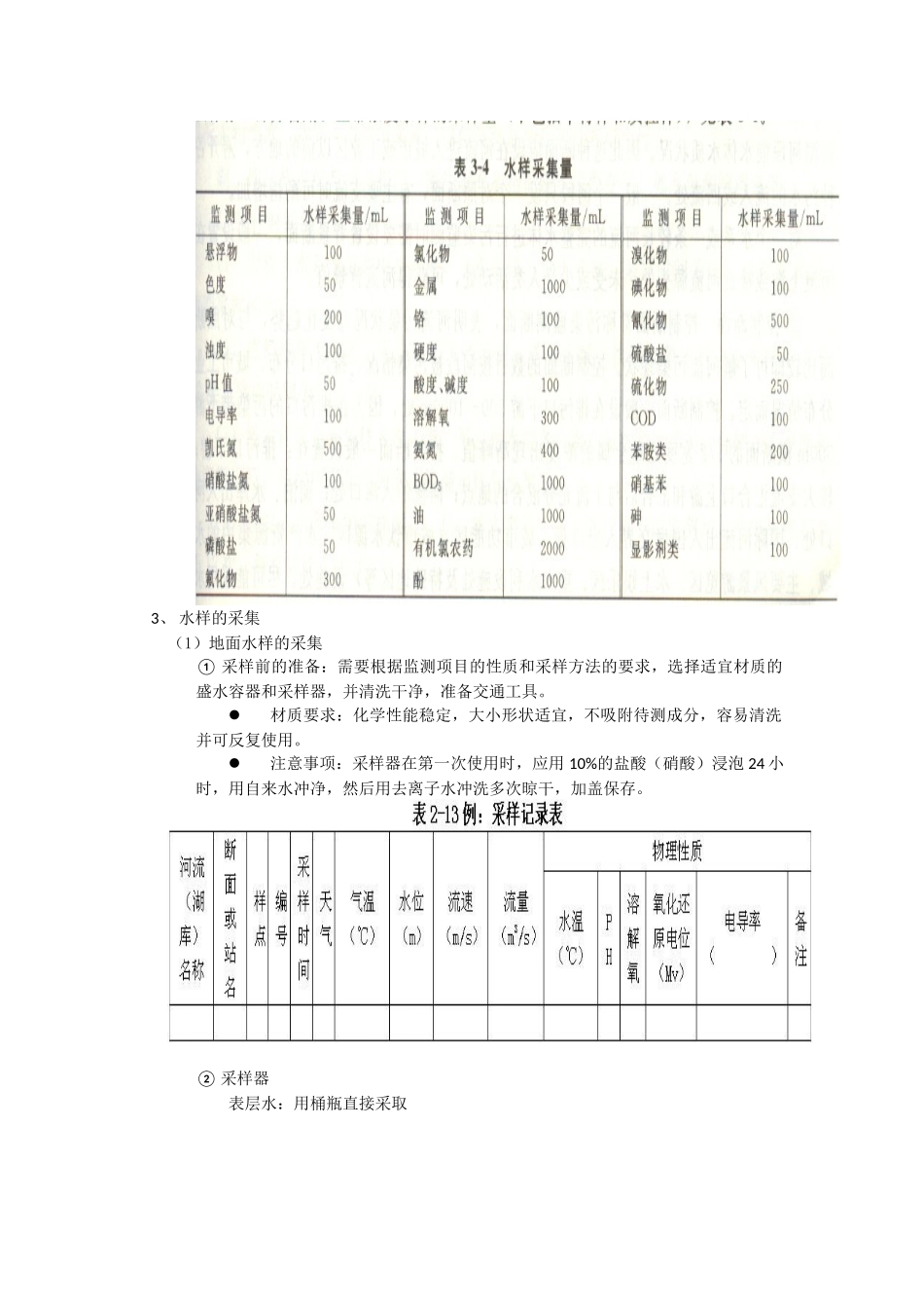 水样的采集及保存_第2页
