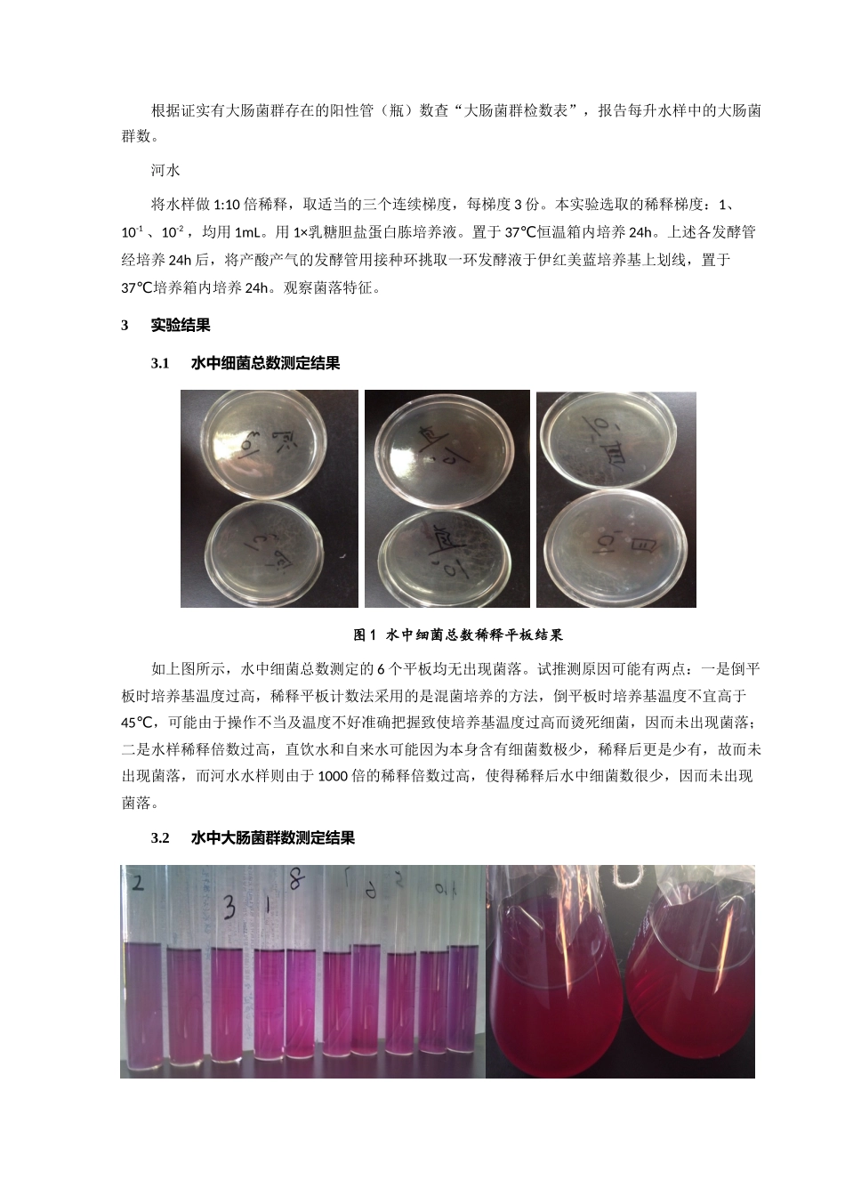 水中细菌总数和大肠菌群的检测_第3页