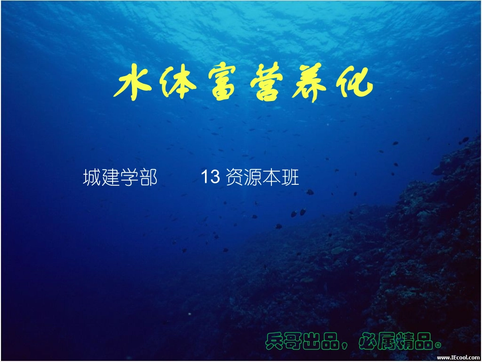 水体富营养化._第1页