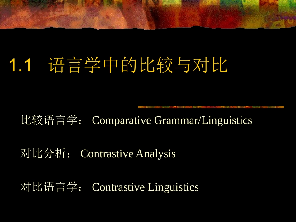 比较语言学 绪论_第2页