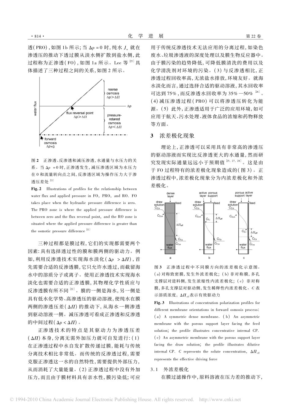 正渗透原理及浓差极化现象_第3页