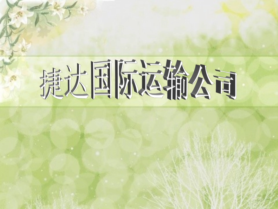 模拟运输公司简介_第1页