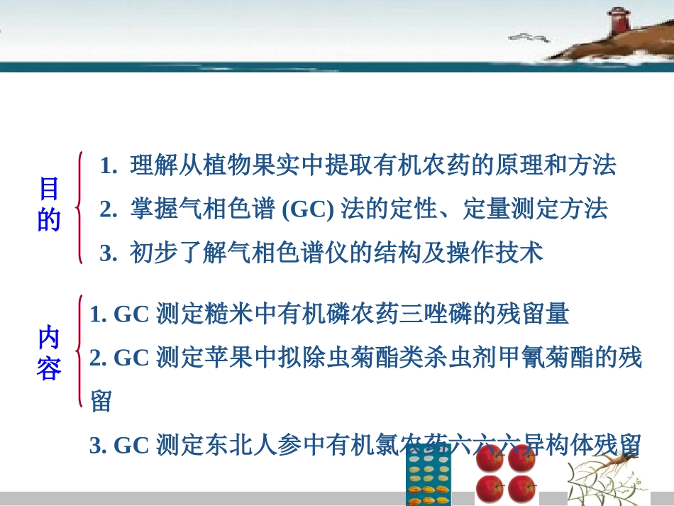 植物果实中有机农药的残留测定(精)_第3页
