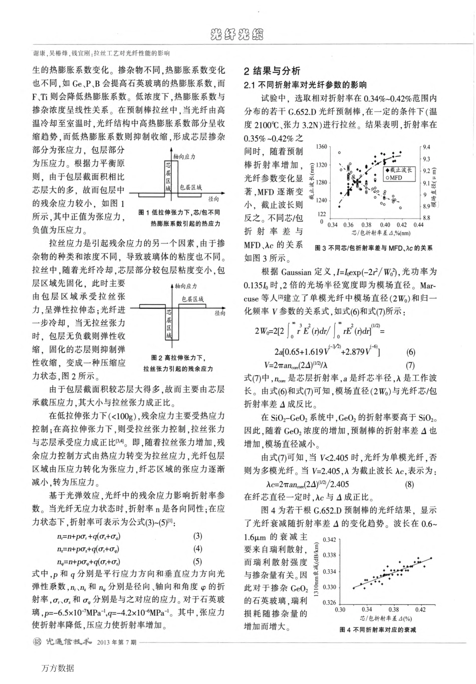 拉丝工艺对光纤性能的影响_第2页